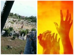 Geger Suara Jeritan Minta Tolong di Dalam Makam Gak Sengaja Terekam, Siksa Kubur?