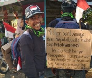 Kasihan! Kena PHK Gegara Covid-19, Si Bapak Terpaksa Pulang Kampung Jalan Kaki Jakarta-Surabaya