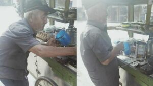 Meski Stroke, Kakek Ini Tetap Jualan Martabak Demi Beli Obat Istrinya