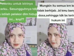 Tolak Disebut Pelakor, Wanita Ini Sebut Istri Pacarnya Tidak Berhijab Sehingga Banyak Dosa dan Suami Berpaling