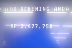 Kaget Gak Pernah Setor Nomor Rekening Dapat SMS dari Bank BRI Terima Transferan Rp 2,4 Juta dari Pemerintah Setelah Cek ATM Ada Dana Masuk Lewat Menu Mutasi