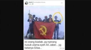 [Cek Fakta] Benarkah Penikam Syekh Ali Jaber Pernah Kibarkan Bendera PKI?