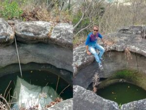 Bikin Merinding! Pria Foto Sumur Keramat, Tiba-tiba Muncul Penampakan Aneh, Kain Kafan?