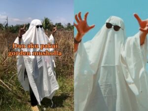 Gak Sengaja Pakai Kain Kafan untuk Photoshoot, Pemuda ini Alami Hal Mengerikan