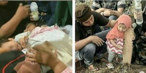 Ingat Bayi yang Menangis Peluk Jenazah Ibunya? Begini Kabarnya Kini Cantik Jelita