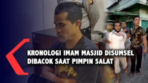 Tega! Imam Masjid Dibacok oleh Jemaahnya saat Sedang Mimpin Sholat, Ini Kronologinya