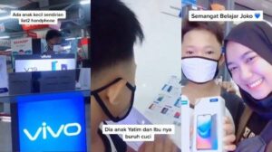 Hendak Beli HP Uang Tak Cukup, Bocah Yatim Diberi Smartphone Cuma-cuma, Begini Ceritanya