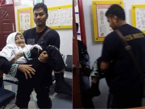 Begitu Berbakti, Cucu Ini Gendong Neneknya yang Sakit Tulang Saat Berobat, Mandi, Buang Air, dan Makan
