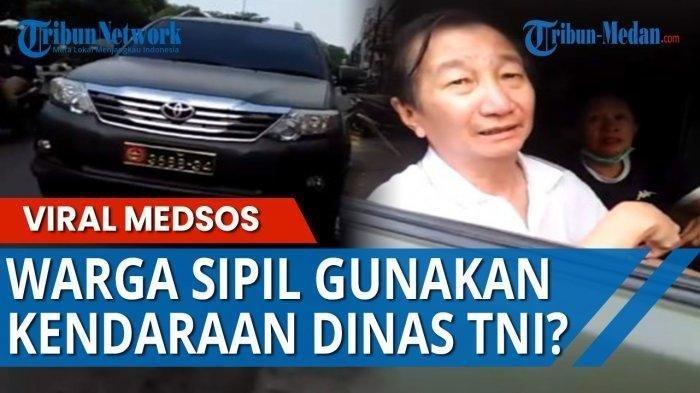 Siapa Ahong Warga Sipil Yang Memakai Mobil Dinas Tni Di Jalan Raya Berita Viral Hari Ini