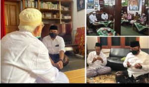 Menag Yaqut Cholil Qoumas Sowan ke Gus Mus dan Gus Baha, Dapat Nasehat Tentang Hal ini