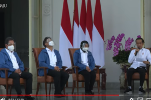 Makna Jaket Biru Enam Menteri Baru Jokowi…
