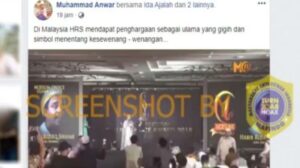 Di Malaysia HRS Dapat Penghargaan sebagai Ulama Gigih, Cek Faktanya