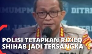 Berperan Sebagai Penyelenggara Acara, Rizieq Shihab Ditetapkan Sebagai Tersangka