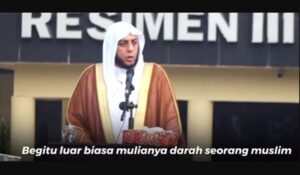 Syekh Ali Jaber: Hancurnya Kakbah Lebih Ringan dari Membunuh Seorang Muslim!