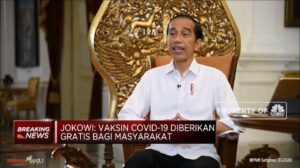 Presiden Jokowi: Vaksin COVID-19 untuk Masyarakat Gratis