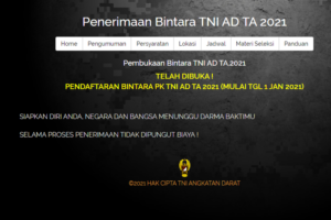 Rekrutmen Bintara TNI AD 2021, Berikut Persyaratan dan Cara Daftarnya