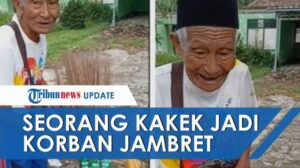 Viral Video Kakek Renta Penjual Sapu Lidi Dijambret, Matanya Berkaca-kaca saat Ceritakan Kronologi