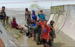 Puing Pesawat yang Ditemukan di Kalteng Berlogo CNSA Milik China