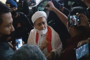 Ruang Tahanan Dipindah, Ini Pesan Habib Rizieq saat Tiba di Rutan Bareskrim