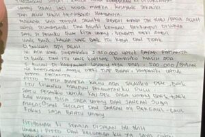 Beredar Surat Wasiat Pelaku Bom Bunuh Diri di Secarik Kertas, Ini Kata Polisi
