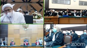 Buntut Masalah Suara, Hakim Tunda Sidang Habib Rizieq Jumat 19 Maret