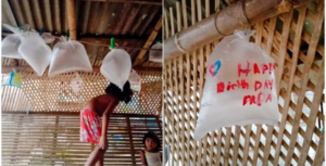 Viral Anak Dari Keluarga Miskin Ini Buat Balon Dari Plastik Untuk Ulang Tahun Ayahnya