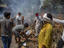 117 Kematian Korban Covid-19 Per Jam, India Tebang Pohon-pohon di Taman Kota untuk Kremasi