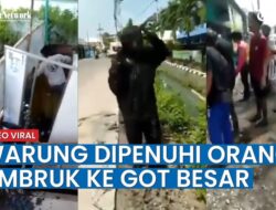 Viral, Warung Dipenuhi Orang Tidak Puasa Ambruk ke Got Besar di Juwana Pati