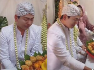 Pacaran 2 Tahun Gak Pernah Jumpa Sekali Ketemu Langsung Nikah, Pengantin Pria Nangis