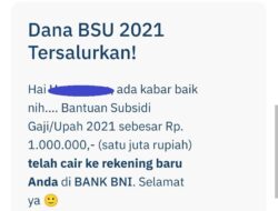 Ini Daftar Nama 2 Juta Pekerja Dapat BSU Tahap 5 – 6 Desember, Lapor ke WA BPJS Ketenagakerjaan Jika Tak Masuk