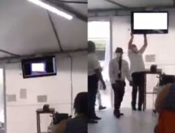 Viral! Ada Tayangan Video Porno di TV Ruang Tunggu Diduga di Tempat Antre Vaksin