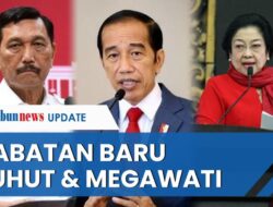 Luhut dan Megawati Dapat Jabatan Baru Lagi dari Presiden Jokowi, Berikut Tugas tugasnya