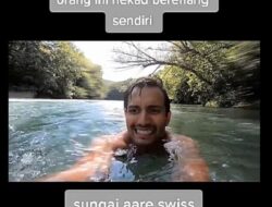 Pria Bule Ini Nekat Berenang Sendiri di Sungai Aare Swiss Tempat Hilangnya Eril: Sangat Deras Airnya