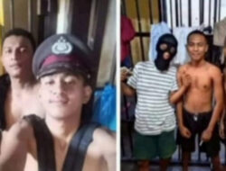 Viral Tahanan Swafoto Gunakan Atribut Polri dalam Sel Tahanan Polisi Ende