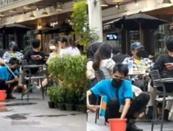Viral Video Pengunjung Mal Minta Cleaning Service Bersihkan Sepatunya, Tuai Kecaman Publik: Miskin Etika