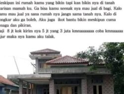 Tak Terima Uang yang Dikirimi Istri Kurang, Suami Malah Gugat Cerai, Rumah Pun Mau Diambil