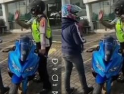 Viral Motor Baru Aja Keluar Dealer Sudah Ditilang Polisi