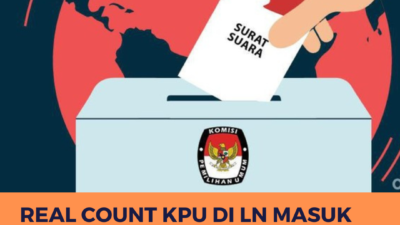 Real Count KPU di LN Masuk 44,07%: Anies 30,22%-Prabowo 31,66%-Ganjar 38,11%